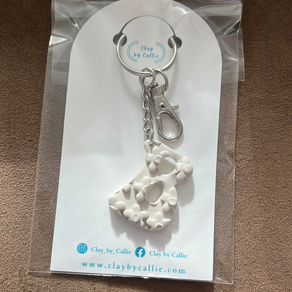 * Retro Letter Keychain