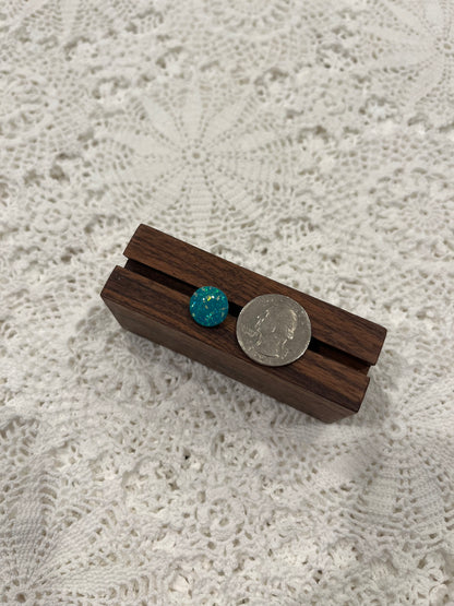 Seafoam opal studs